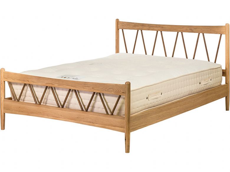fortune woods 4'6 Double High Foot End Bed
