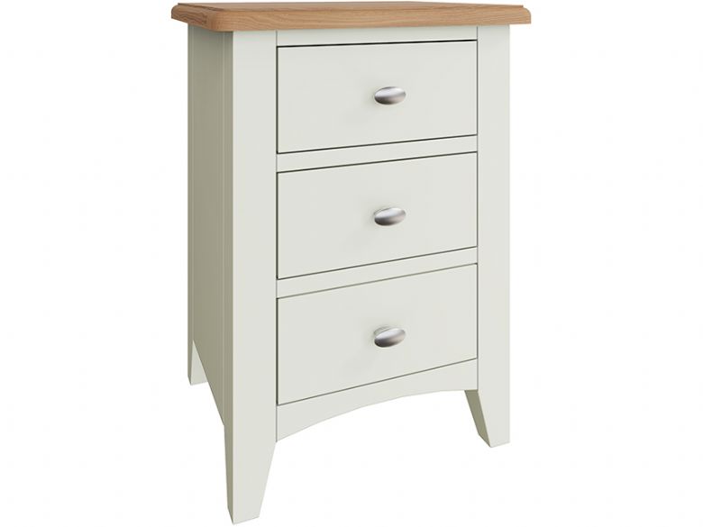 Moreton 3 drawer bedside cabinet available at Furniture Barn