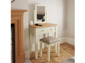 Moreton dressing table with stool and swing mirror