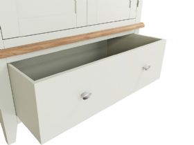 Moreton white wardrobe with drawer