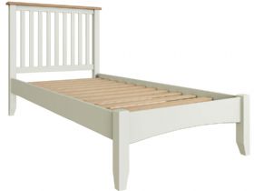 Moreton white single bed available at Furniture Barn