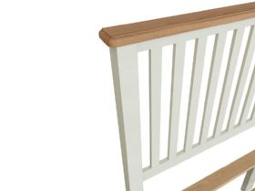 Moreton painted white bed frame