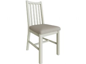Moreton white dining chair available at Furniture Barn