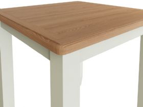 Moreton white painted compact dining table