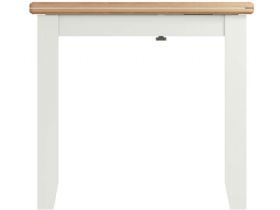 Moreton white flip top dining table