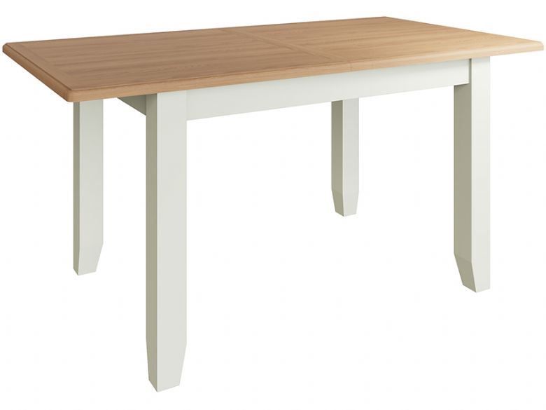 Moreton 160cm white extending dining table