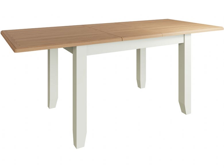 Moreton 160cm white extending table available at Furniture Barn