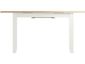 Moreton white extending dining table