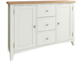 Moreton 115cm white sideboard available at Furniture Barn