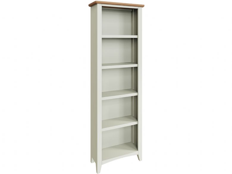 Moreton painted white 60cm wide bookcase