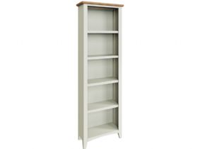 Moreton painted white 60cm wide bookcase