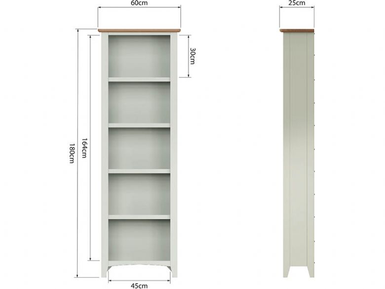 Moreton white painted bookcase finance options available