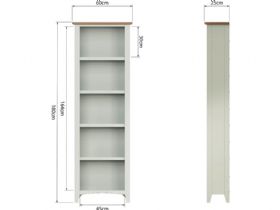Moreton white painted bookcase finance options available