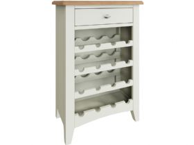 Moreton white wine cabinet available at Furniture Barn