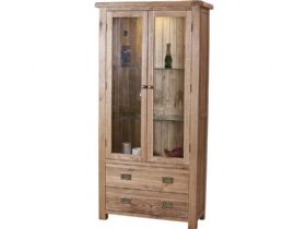 fortune woods Glass Display Cabinet