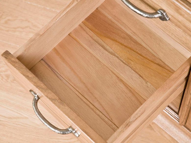 Flagbury solid oak bedside cabinet