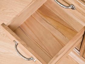 Flagbury solid oak bedside cabinet
