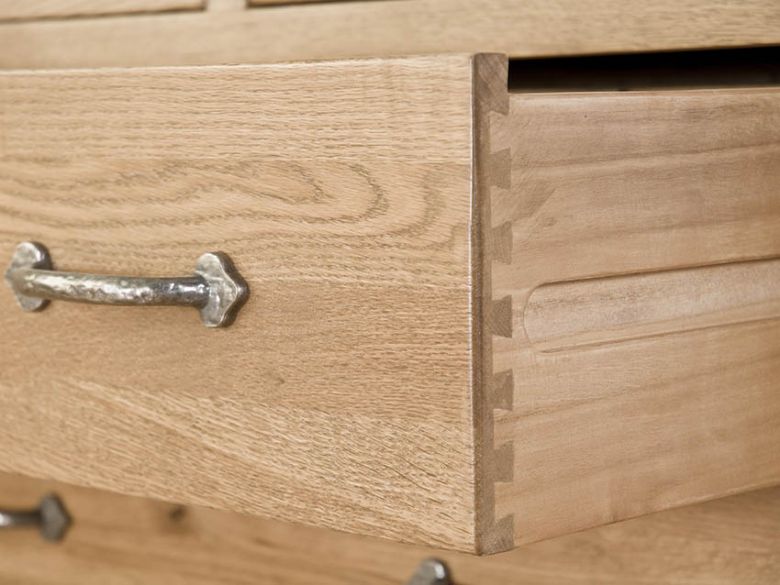Flagbury solid oak chest of drawers finance options available