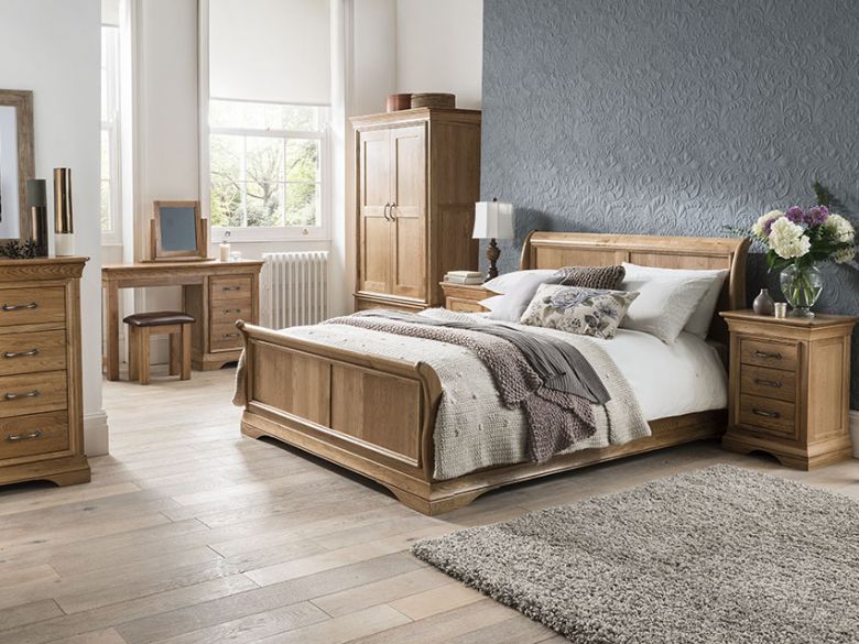 Flagbury solid oak bedroom furniture available at Furniture Barn