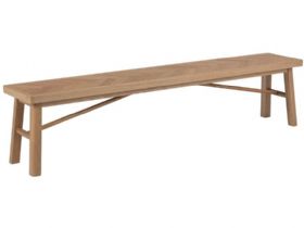 Iona Oak Herringbone bench available at Furniture Barn