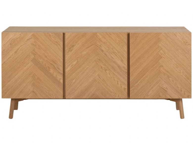Iona Oak Herringbone sideboard available at Furniture Barn