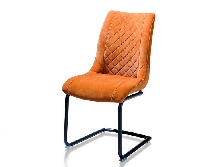 Habufa orange quilted Dining Chair available at Lee Longlands