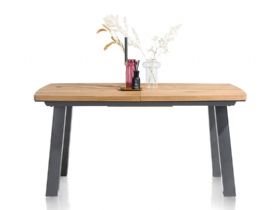 Arizona oak large extendable dining table available at Lee Longlands