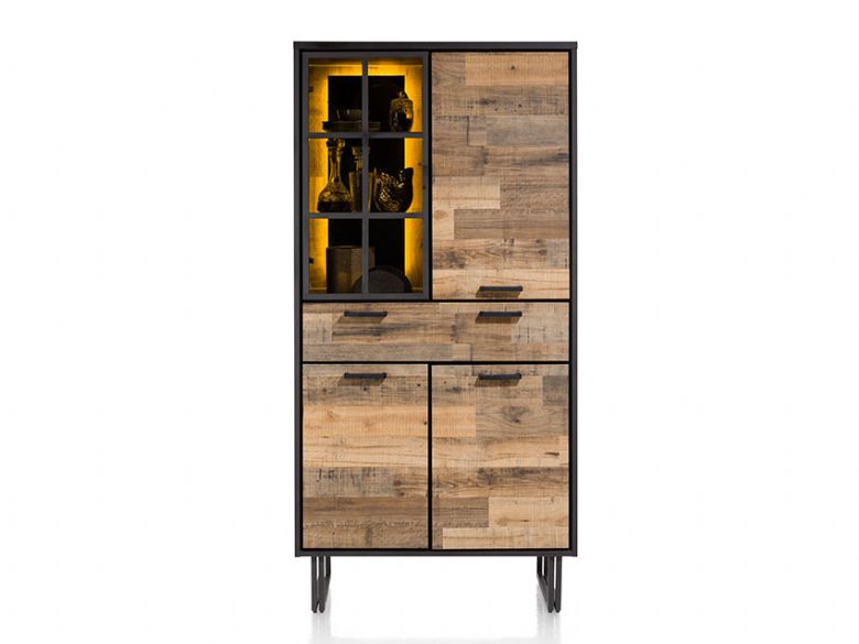 Habufa Avalon reclaimed wood multi door cabinet  available at Lee Longlands