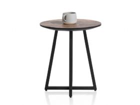 Habufa Avalon reclaimed wood tall occasional table available at Lee Longlands