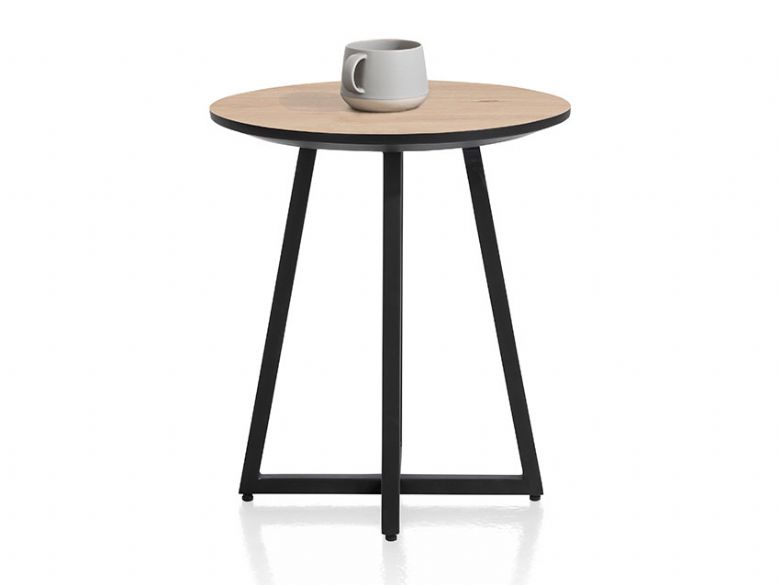 Habufa Avalon natural wood tall occasional table available at Lee Longlands