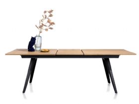 Habufa City oak extendable dining table available at Lee Longlands