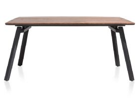 Habufa halmstad brown oak veneer dining table
