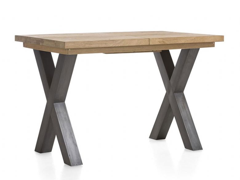 Habufa Metalox extendable cross leg bar table available at Lee Longlands