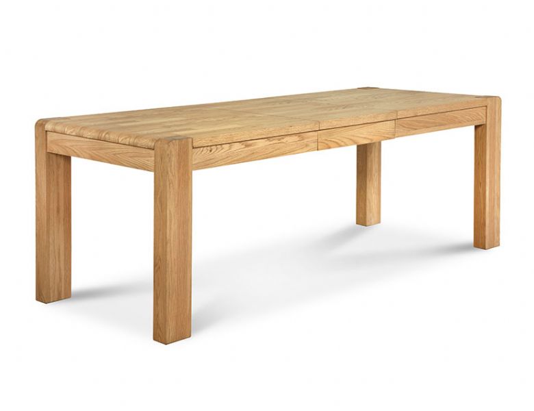 Linus extendable oak Dining table available at Lee Longlands