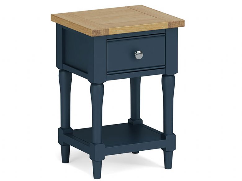 Amble dining blue lamp table available at Lee Longlands