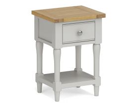 Amble dining white lamp table available at Lee Longlands
